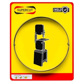 Supercut 56 7/8-inch X 3/8-inch X .014-inch x 14 TPI Carbon Tool Steel Bandsaw Blade for Cutting Wood, Aluminum, and Other Materials. (Made in USA)