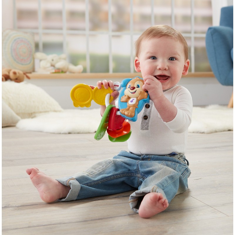 Fisher-Price Keys Counts And Go – Teether Toy Electronic Laugh