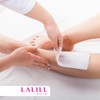 LALILL Fleece on 1 Roll for Wax – WAX, White,