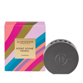 GlassHouse Fragrances Scent Scene Stand Black Metal Vessel