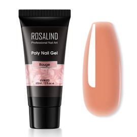 ROSALIND False Nail Extension Gel, 60ML Rouge, Neutral Color, Ballerina, Square, Oval, Acrylic, 1 Piece, 2 Fl Oz