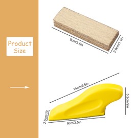 Luckious Micro Sander Kit with 50Pcs Sand Paper - Wet Dry Detail Sandpaper, Ideal for Crafts, Wood Finishing, Metal Polishing