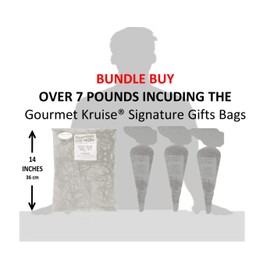 Albanese Gummi Bears-Green Gummy-Apple-Bulk-5lb Bag Plus (3) Green Apple Gummy Bears Gourmet Kruise Gift Bags 11 OZ 4 Bags (2) Item Bundle