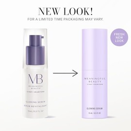 Meaningful Beauty - Glowing Serum - Radiance Booster with Fruit and Mineral Extracts - 0.5 Ounce - MT.2067