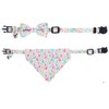 Easter Cat Collar Breakaway with Bow Tie Bandana and Bell