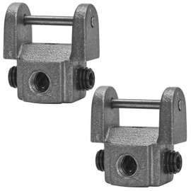 2Pcs Scroll Saw Parts Accessories, Spiral Saw Blades Pin End, Metal Pin-Less Upper Lower Holders, Pinned Clamps Holder Adapter Conversion Kits, Easy Use, Suitable for Blade Size 5.24 inch x 0.03 inch