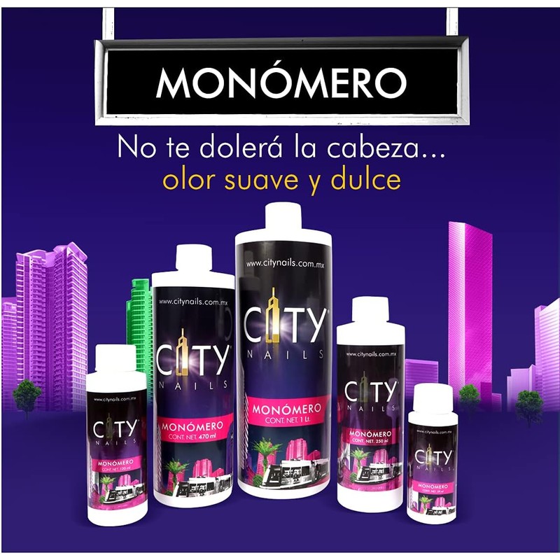 MONOMERO Líquido Acrílico Para Uñas Esculpidas, Con Aroma a Uva,