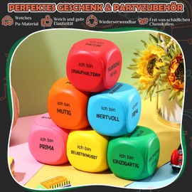 Kasyat Pack of 6 Funny Motivational Stress Balls Anti-Stress Ball Funny Squeeze Balls Squeeze Toy for Irritated People Classroom School Office Hand Training Stress Relief Office