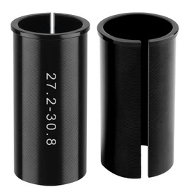 Blicadijo Bicycle Reducing Sleeve Seat Post, Bicycle Seat Post Tube Adapter 27.2 mm Aluminium Alloy Reducing Sleeve to 30.8 mm for MTB 30.8 mm