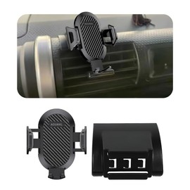 AOUKKL Car Phone Holder Fits for Toyota Land Cruiser 2016-2021 Accessories,Thick Cases Friendly,Cell Phone Mount for 4-7 in Phones,360 Degree Rotation,Easy to Install