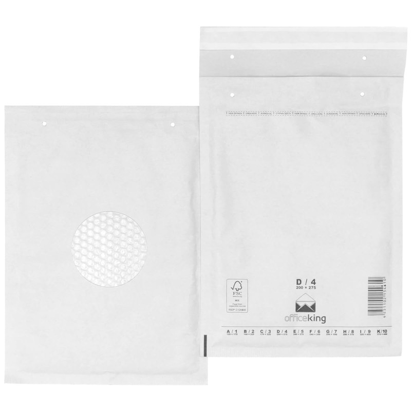 officeking Padded Padded Envelopes D4 200 x 275 mm DIN