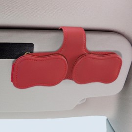 Genérico Portagafas para Coche - Sujetadores para Visor De Coche - Organizador De Gafas De Sol Antideslizante para Automóvil para Viajes Largos por Carretera Trayectos Diarios Y Compartir