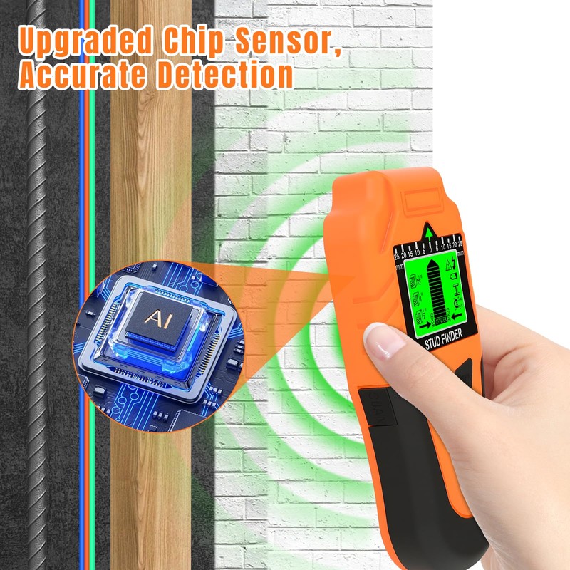 Stud Finder Wall Scanner 6 in 1 – Upgraded Stud