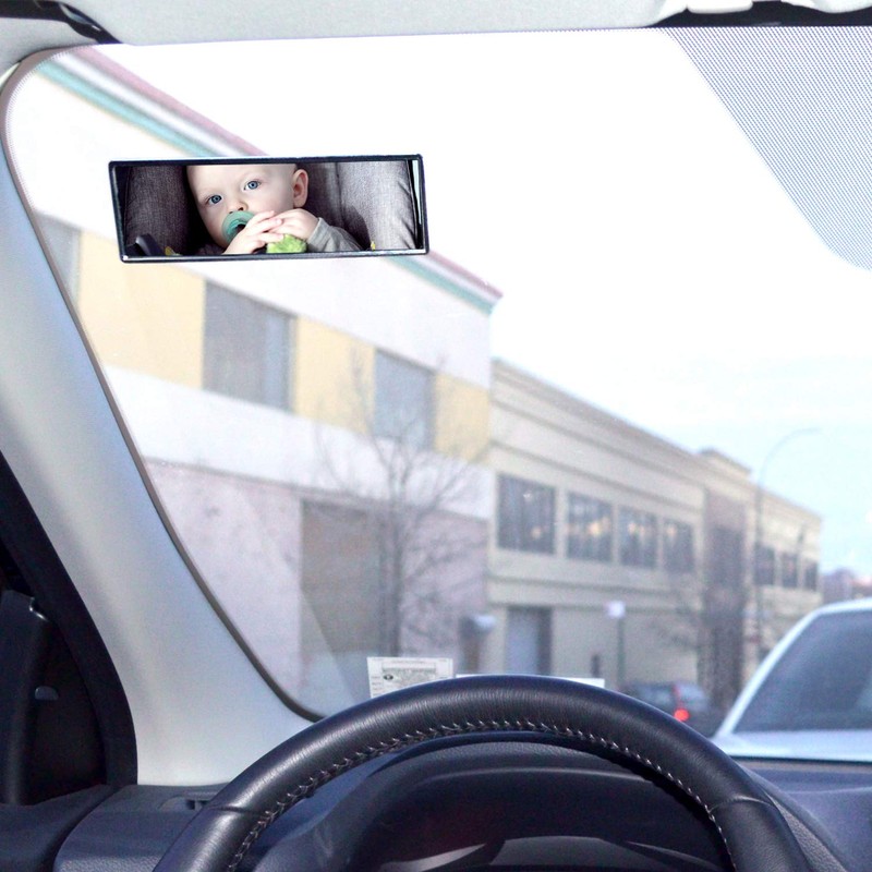 T-Rex Baby Car Mirror for Baby Car Seat View (5.5"x2.5"