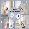 RAINREVIVE 10 Inch Shower Arm with Flange and Stabilizer Bracket,