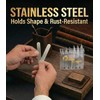 Quality Stays 52 Metal Collar Stays, Stainless Steel Dress Shirt