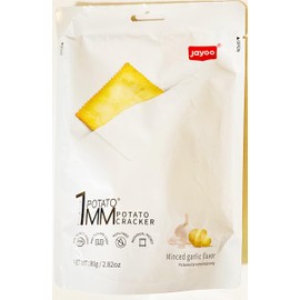 Potato Crackers, Minced Garlic Flavor, 2.82 oz, Pack of 3