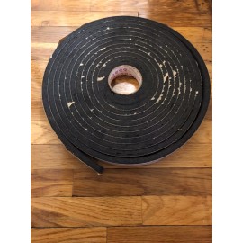 Neoprene sponge tape, 1-1/2" x 1/2" x 50 feet, adhesive backed P8050