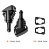 LKAHG 2Sets Car Front Windshield Washer Nozzles, Vehicle Windscreen Wiper