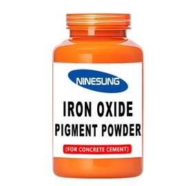Ninesung Concrete Color Pigment Powder - Iron Oxide Powder for Cement, Concrete, Mortar, Grout, Stucco, Clay, Lime, Plaster, Paint, DIY Crafts - Non-Fading, Vibrant Long-Lasting Shade (Orange,16 Ounces)