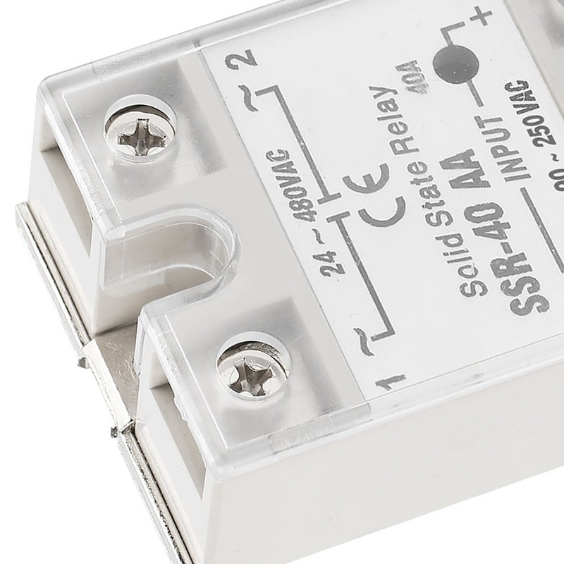 SSr 40AA 40A Solid State Relay Module AC-AC Input AC