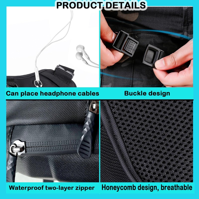 UROUK Thigh Bag, Drop Leg Bag for Women Men, Waterproof