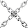 2 Pcs 5/32 x 23 Inch Link Chain 304 Stainless