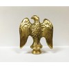 Lamp Finial-Solid Cast Brass Eagle Highly Detailed W/Dual Threads, WB