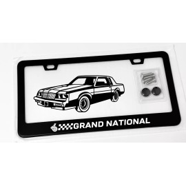 Gearhead Frames Classic - Buick Grand National Black Metal License Plate Frame