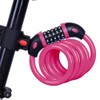 Bicycle Bike Dial Lock Wire Lock Bicycle Lock Length 47.2