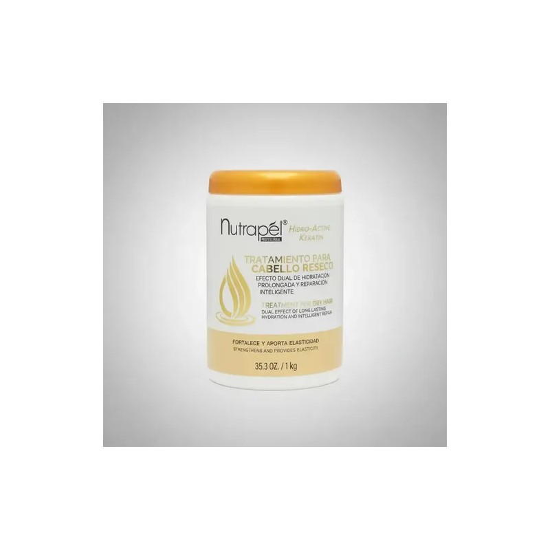 Nutrapel Tratamiento Cabello Reseco Hidratación Reparación Keratina 1kg
