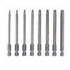 Bestgle 8pc Torx Screwdriver Bits 1/4 Inch Hex Shank T8-T40