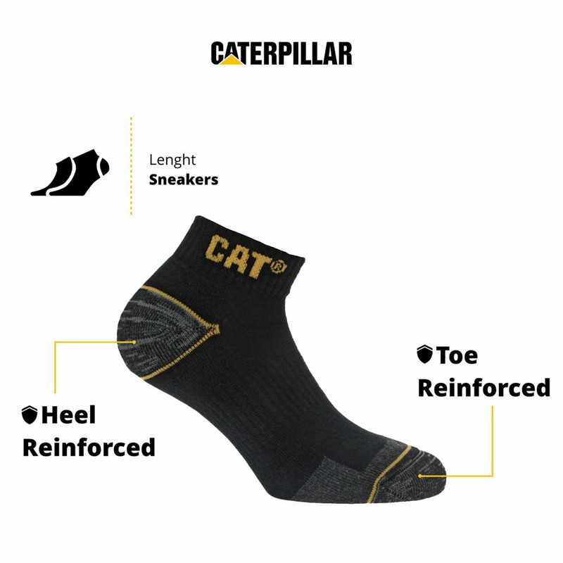Cat erpillar Men's Socks, 12 pairs of black