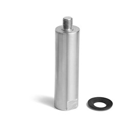 BMWOOD 25mm Post for Wood Lathe Tool Rest with 4" Total Length Including Thread, M10X1.5 Thread