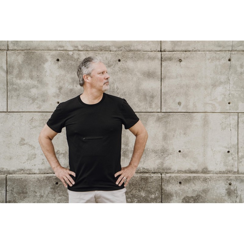 Clever Travel Companion Men's Crew Neck T Shirt with 2