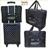 Folding Boston Bag with Storage Pouch, Large Capacity, Carry-on Size,
