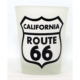 Route 66 California Frosted Shot Glass