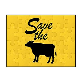 Makoroni -Save The Cows Animal - Jigsaw Puzzle 30 pcs, DesS19