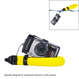 PROfezzion Wasserdichte Kamera Telefon Schwimmende Handschlaufe für Olympus TG-7 TG-6 TG-5 TG-4, Canon D30 D20, Nikon W300 W150 W100, Gopro HERO 9 8, Orange+Gelb