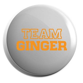 Hippowarehouse Team ginger Badge Various Sizes 38mm 50mm 75mm