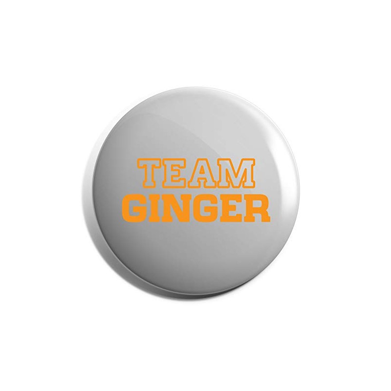 Hippowarehouse Team ginger Badge Various Sizes 38mm 50mm 75mm