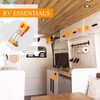 SNOMEL 2 Pieces Plastic Push to Open Cabinet Hardware, Rebound