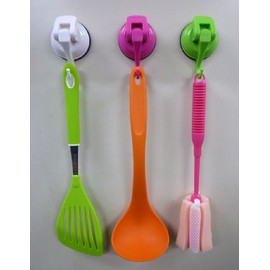 SD Japan SPACEMAGIC Super Strong Suction Cup Hook, S Blue