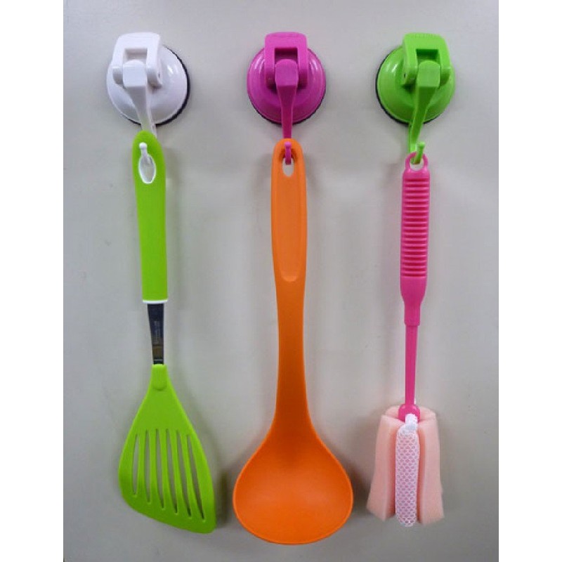 SD Japan SPACEMAGIC Super Strong Suction Cup Hook, S Blue