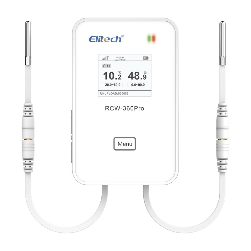 Elitech External Temperature Sensor, Temperature Sensor Only Fits RCW-360Pro Device,