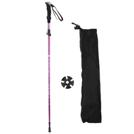 Trekking Poles Lightweight, Collapsible Hiking Poles, Trekking Poles, Walking Sticks, Backpacking Gear, 5 Section Collapsible Aluminum Alloy Adjustable Folding Cane for Outdoor Hiking(Purple)