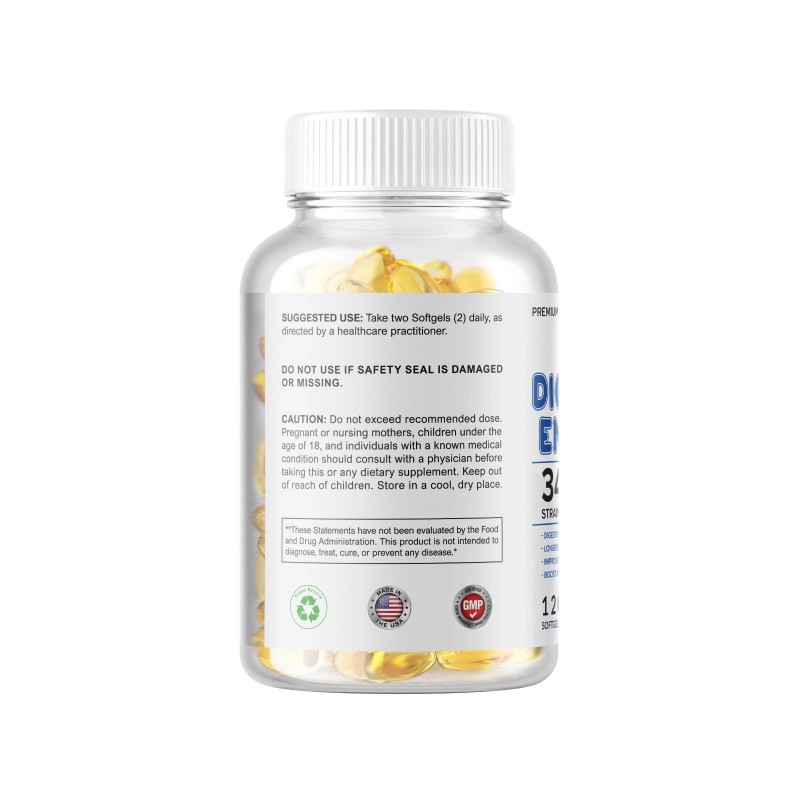 Digestive Enzymes Prebiotic & Probiotics Gas, Constipation & Bloating Relief