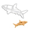 White Shark Cookie Cutter, 1 Piece. Bakerlogy