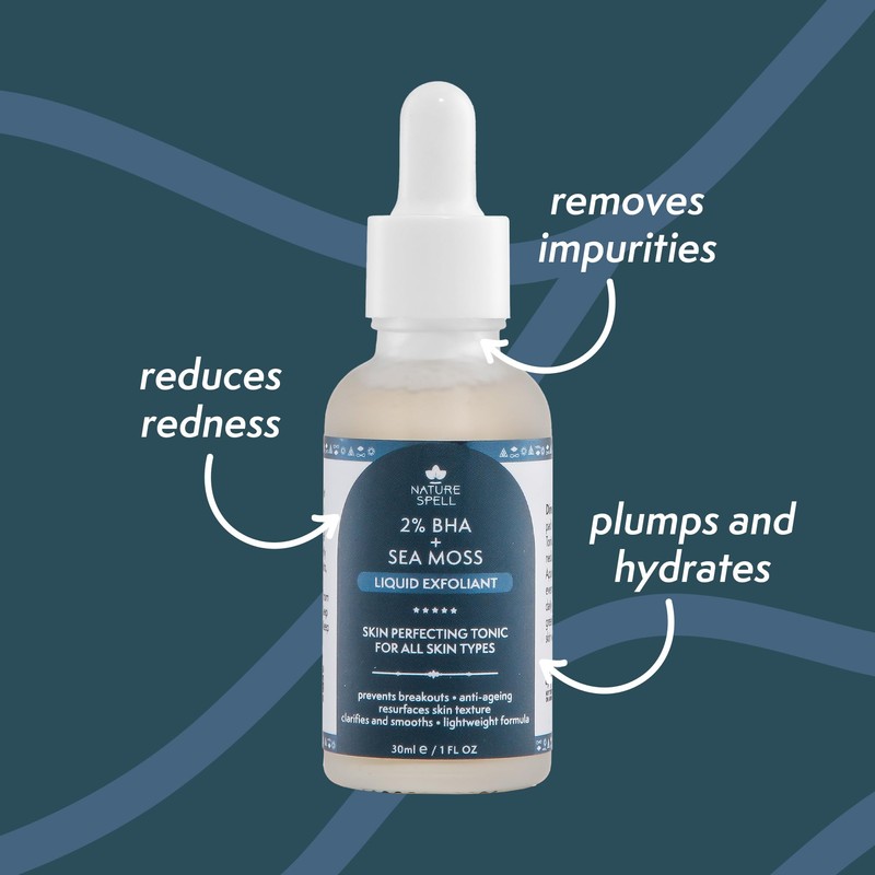 Nature Spell 2% BHA Liquid Exfoliant, Minimises Pores & Prevents