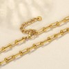 SKENUDY 18K Gold-Plated Chunky Chain Bracelets for Men and Women
